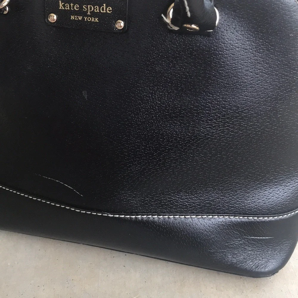 Kate Spade Black Dome Crossbody Hand Bag Purse